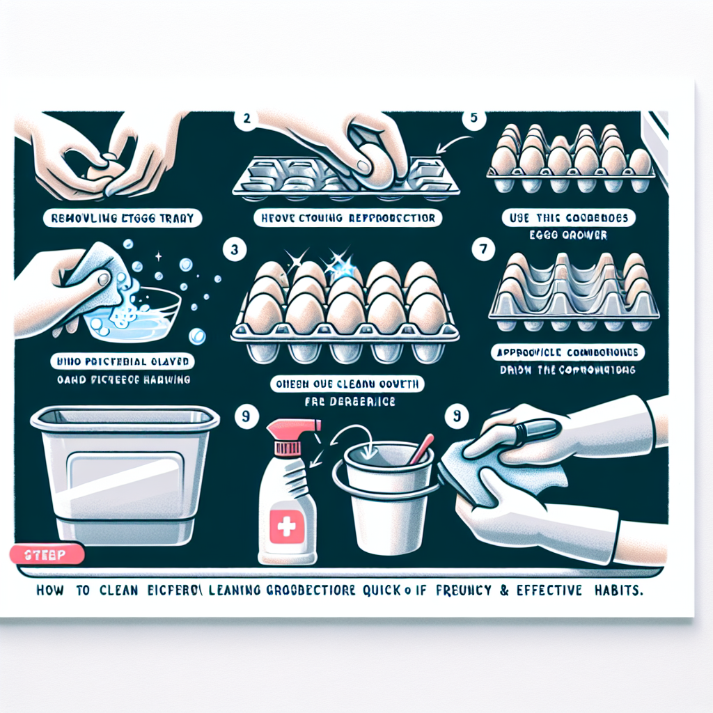 냉장고 달걀칸 청소법, 세균 번식 막는 빠른 관리 습관