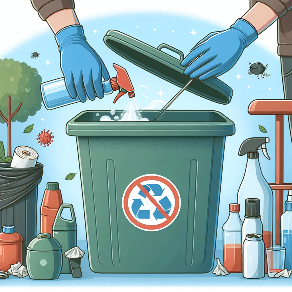 쓰레기통 뚜껑 소독법, 냄새 원인을 제거하는 가장 중요한 단계