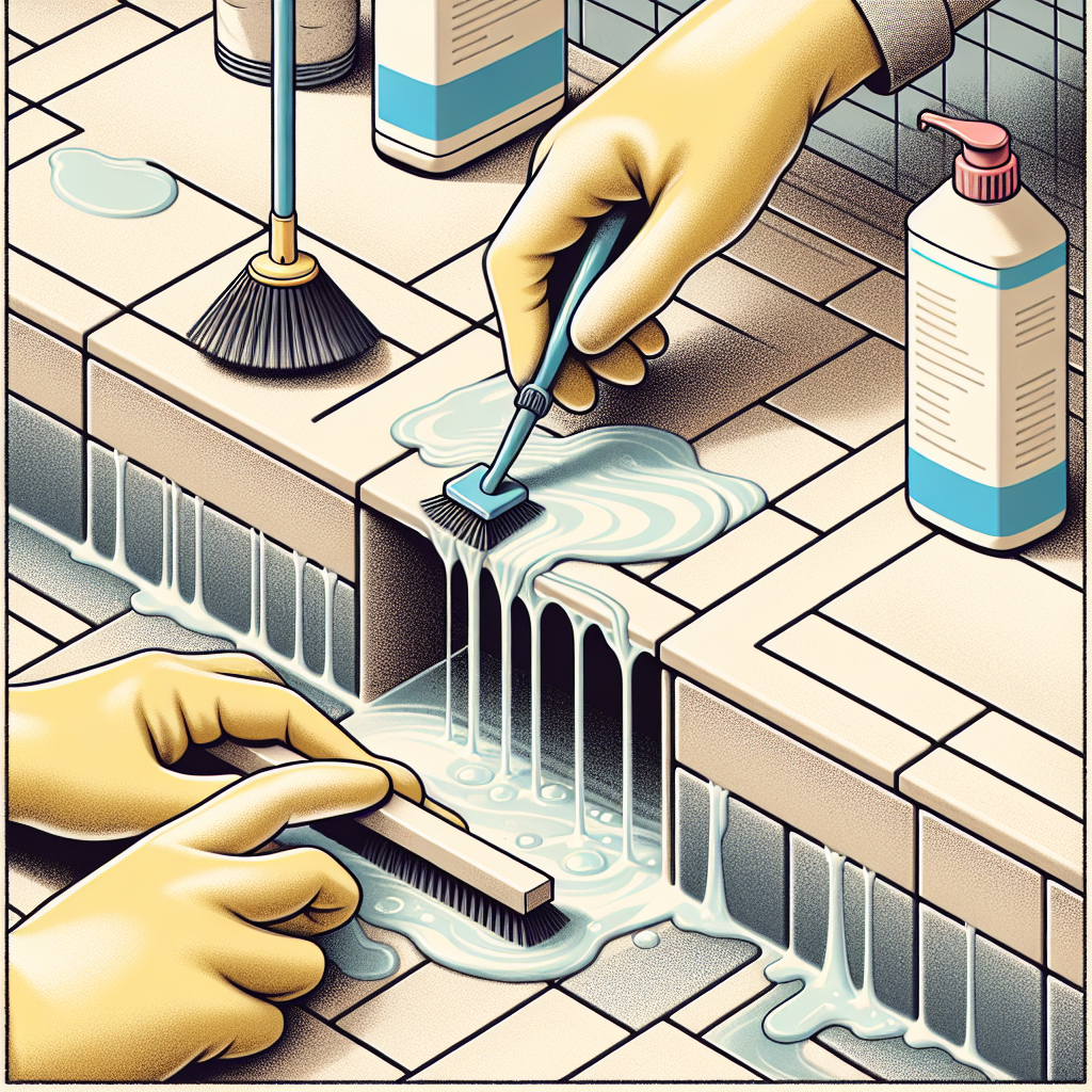 바닥 줄눈 틈새 청소법, 묵은 때까지 벗겨내는 깨끗한 세척
