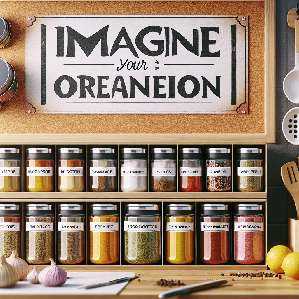 양념통 라벨링 디자인 팁, 한눈에 찾는 깔끔한 주방 만들기