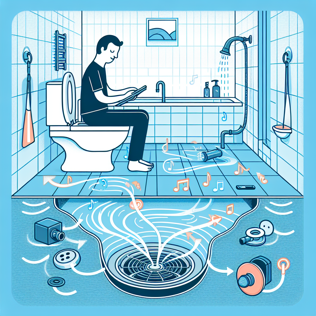 욕실 배수구 소리 줄이는 법, 물 흐름 조절로 정숙함 유지
