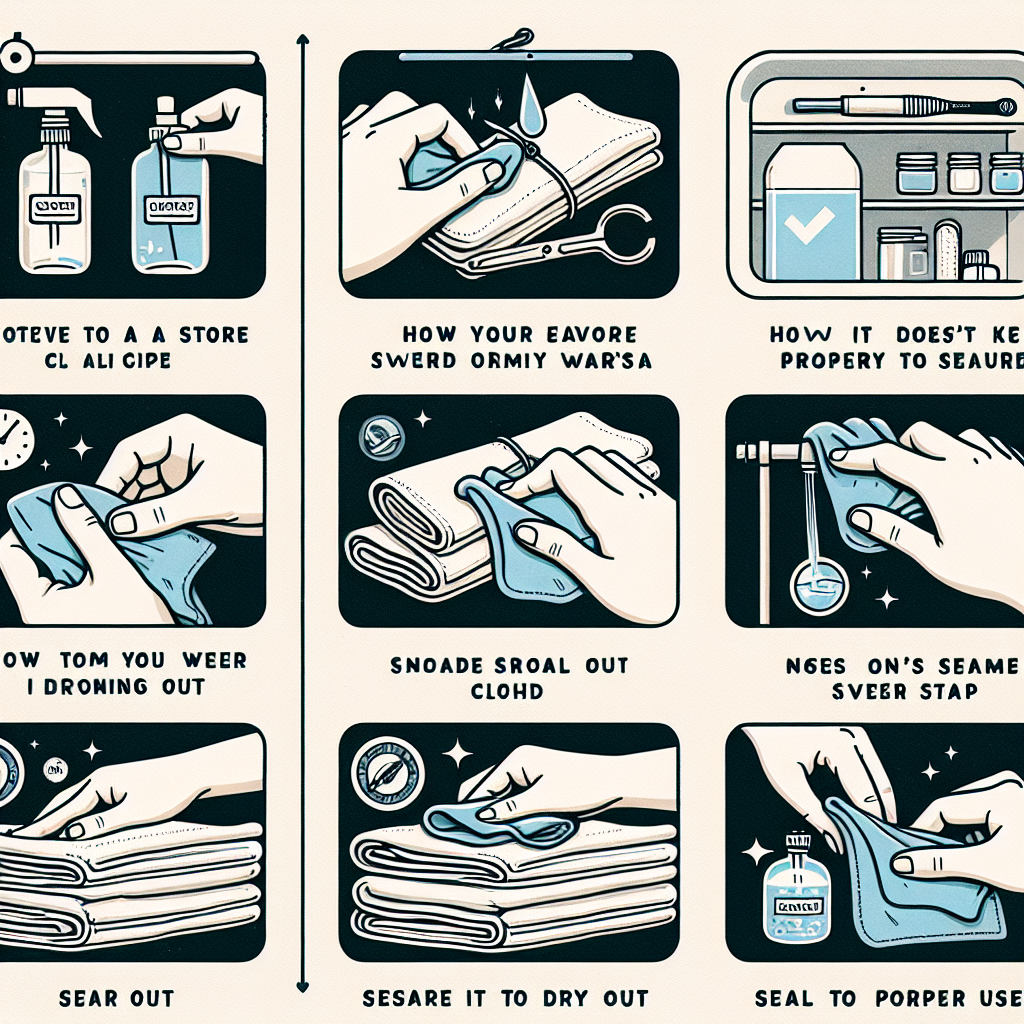 청소포 보관법, 건조되지 않게 밀폐하는 지속 사용 팁