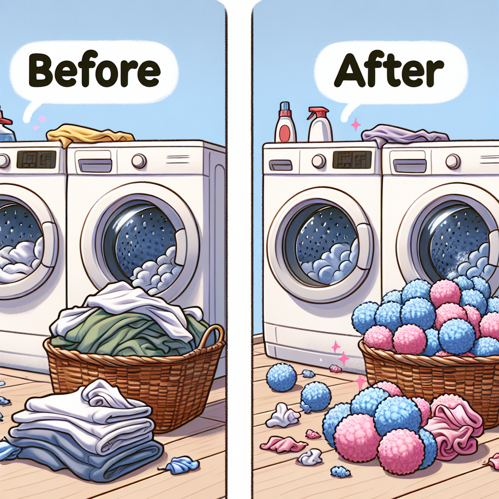 세탁물 먼지 뭉침 방지, 건조 전후 한 번씩만 해도 효과