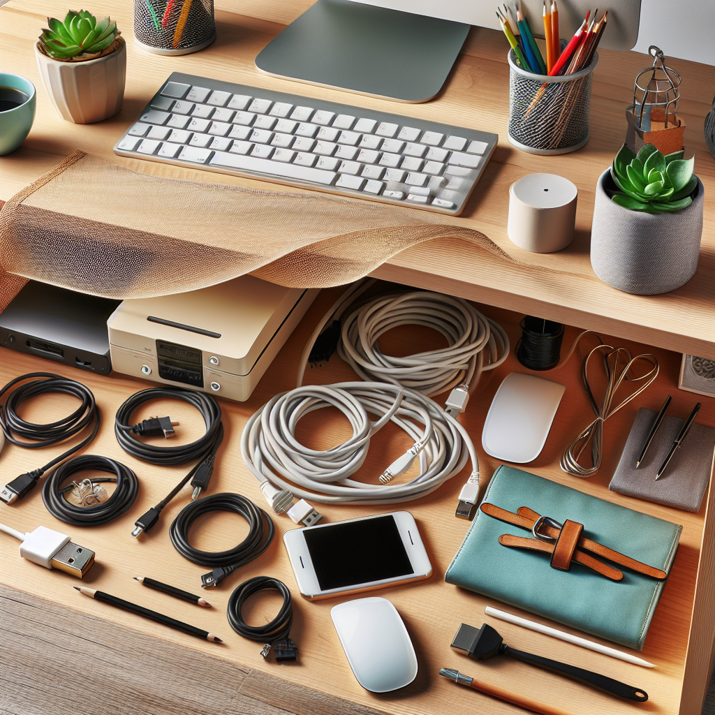 책상 케이블 숨기기 팁, 일잘러 공간처럼 정리하는 기술