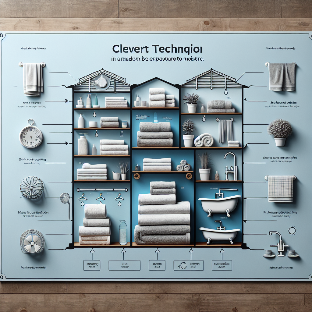 욕실 타월 보관 위치, 습기 적게 받는 공간 고르는 요령