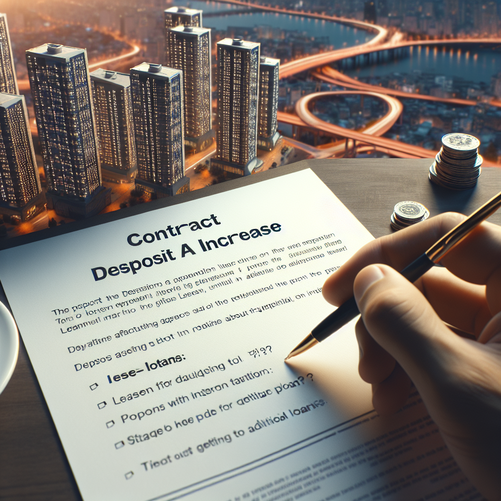 전세보증금 증액 계약, 추가 대출 가능 여부부터 찾는 단계