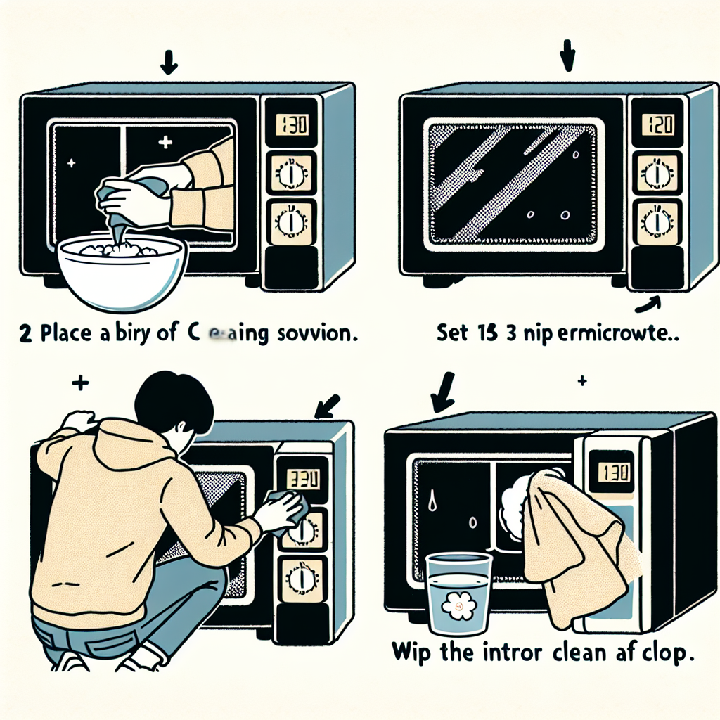 전자레인지 청소, 3분이면 끝나는 초간단 방법