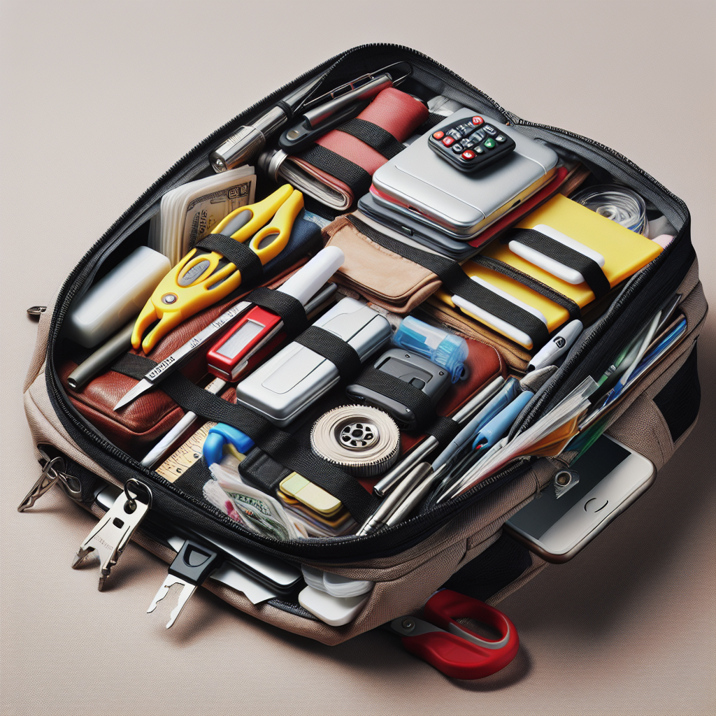 가방 정리법, 찾는 시간 절반 줄어드는 구조