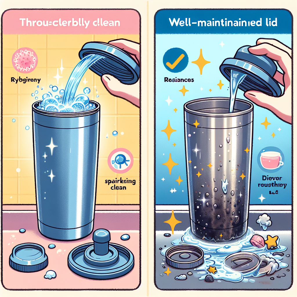 텀블러 세척, 뚜껑 관리가 더 중요한 이유 텀블러 세척, 뚜껑 관리가 더 중요한 이유
