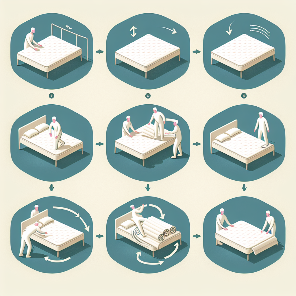 매트리스 관리, 눌림 방지되는 위치 바꾸기 매트리스 관리, 눌림 방지되는 위치 바꾸기