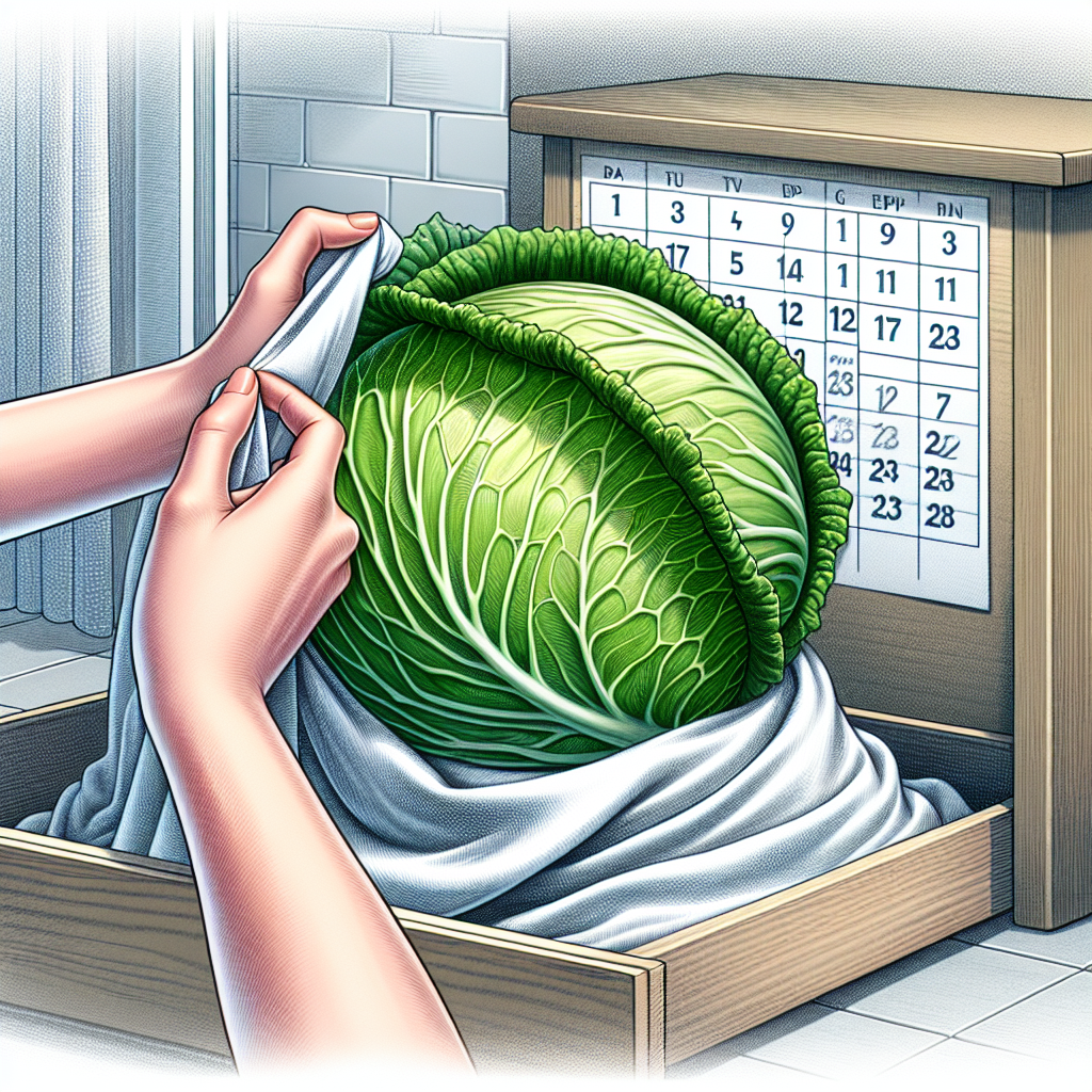 양배추 오래 보관, 신선하게 한 달 저장하는 방법