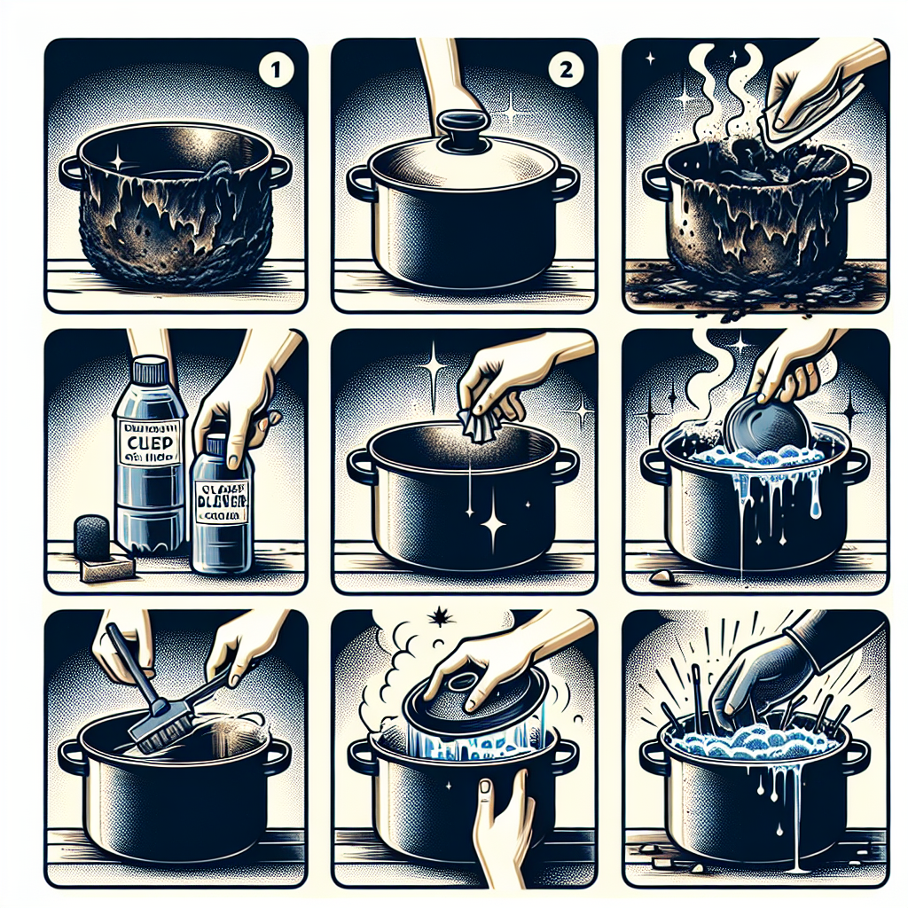 탄 냄비 세척법, 새카만 바닥 반짝이게 만드는 법