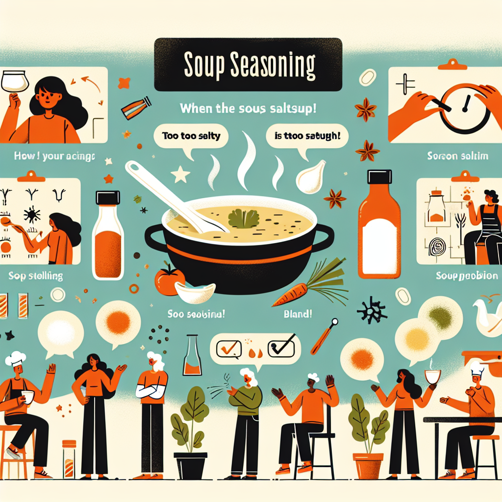 국물 간 맞추기, 짜거나 싱거울 때 해결하는 방법