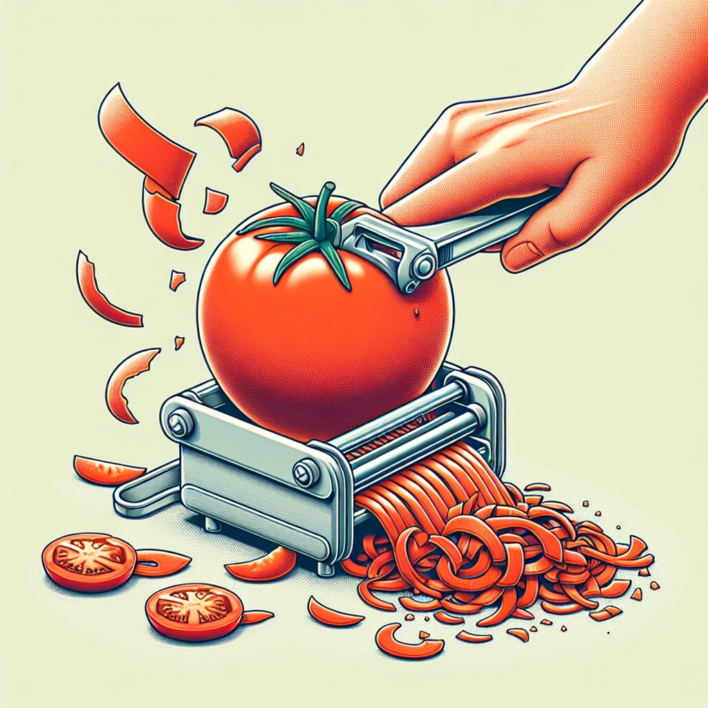 토마토 껍질 벗기기, 깔끔하게 제거하는 방법