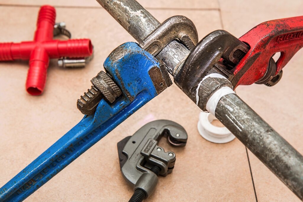 diy grout repair tools laid out flat lay