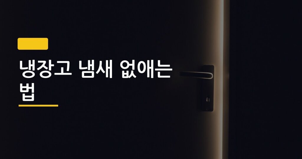 냉장고 냄새 없애는 법, 베이킹소다 vs 숯 둘 중 진짜 효과 있는 건 뭘까
