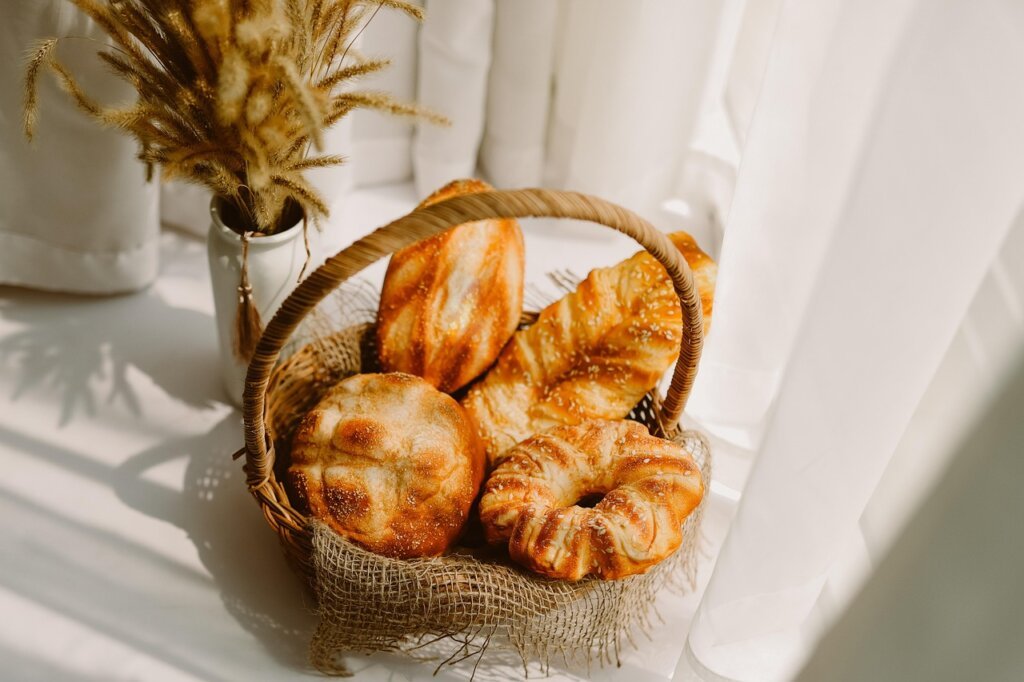 air fryer basket with grease buildup closeup